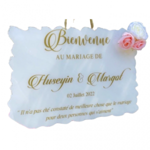 Plexiglass de Bienvenue