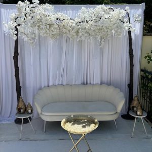 Trône Coquillage Blanche