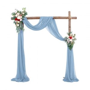 Drapé arche bleu ciel