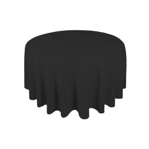 Nappe ronde noir