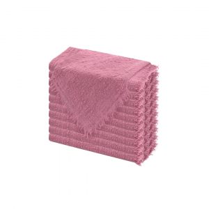 Serviette Gaze de coton rose
